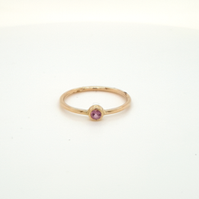 Load image into Gallery viewer, Custom 18ct Gold Ring with stone by Marie-Pauline Moonen